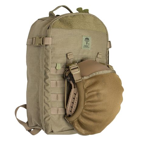 tactical backpack with helmet holder